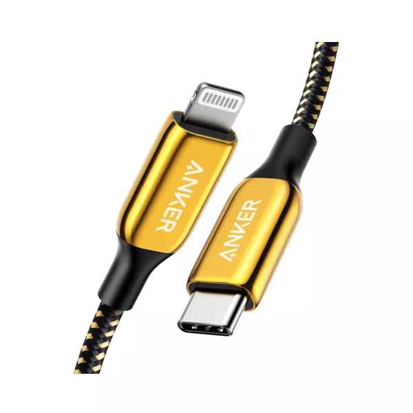 Anker Powerline+ III USB-C to Lightning Connector 6ft/1.8m (A8843hb1) – Gold