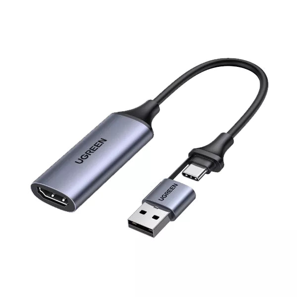 UGREEN Video Capture Card HDMI to USB-C/USB-A Full HD 4K 1080P 60Hz