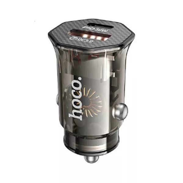 Hoco DZ16 Apex PD30W+QC3.0 dual-port car charger