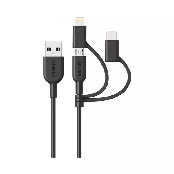 Anker Powerline Ii 3 In 1 Cable A8436H11