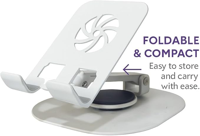 BUDI Foldable Mobile Phone Holder – 360 Adjustable Stand for Desk, Travel & Bedside Use | Universal Fit for All Smartphones