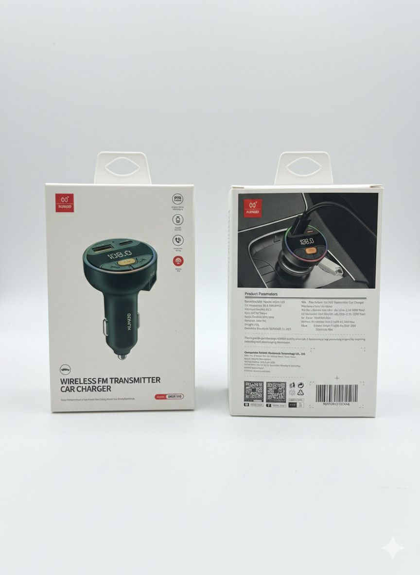 XUNDD Wireless FM Transmitter Car Charger (Model XDCH-113)