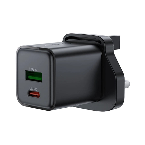 Acefast Fast Charge Wall Charger A126 PD20W GaN (1xUSB-A+1xUSB-C) UK