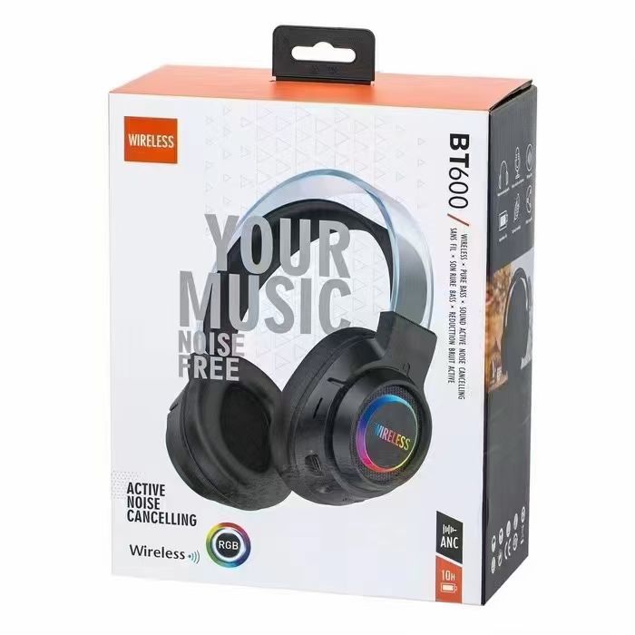 JKK NEW BT600 LED Light Flexible Headband Gaming Headphone