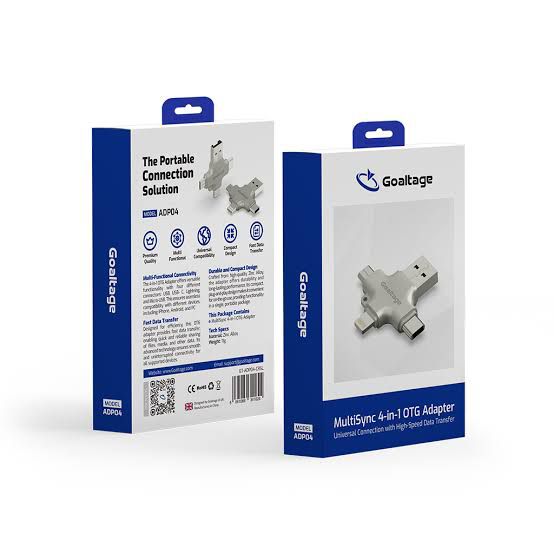 Goaltage ADP04 MultiSync 4-in-1 OTG Adapter
