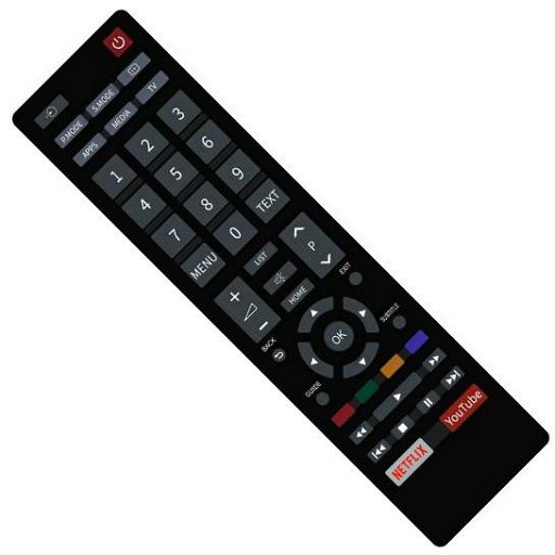 Toshiba replacement TV remote control