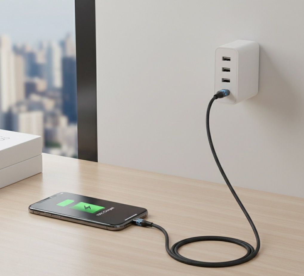 XUNDD- Fast charging cable- Type C to Lightning cable- 2 Meters