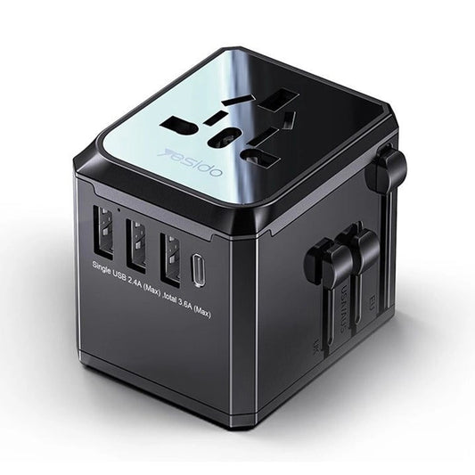 YESIDO MC10 universal travel adapter
