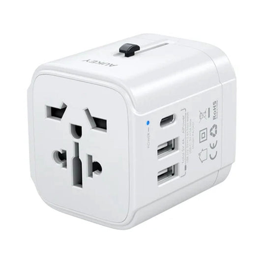 Aukey Minima Travel Mate Universal Adapter with USB ports