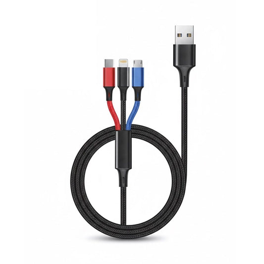 JNUOBI Y-S13 3-in-1 USB charging cable