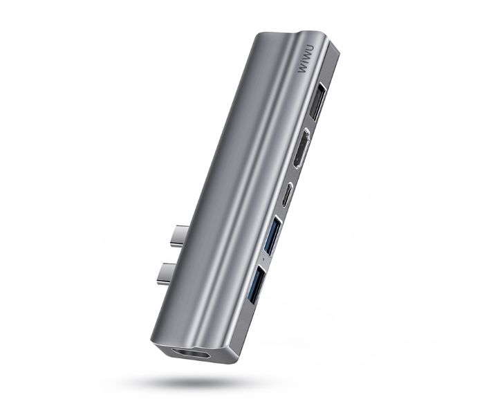 Wiwu T9G 8 In 1 USB-C Hub Alluminum Alloy Case