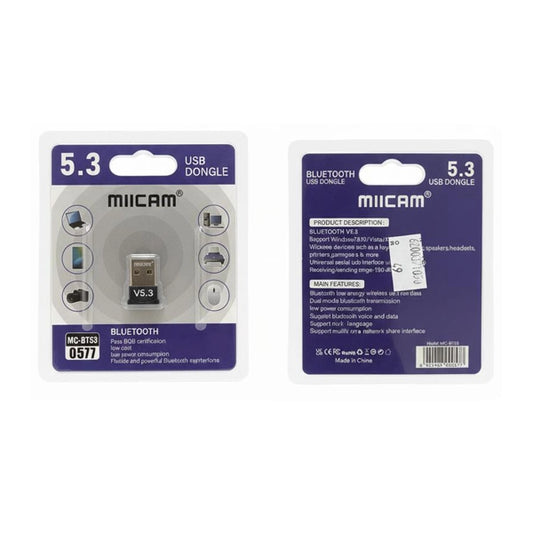 Miicam MC-BT53 Bluetooth 5.3 USB dongle