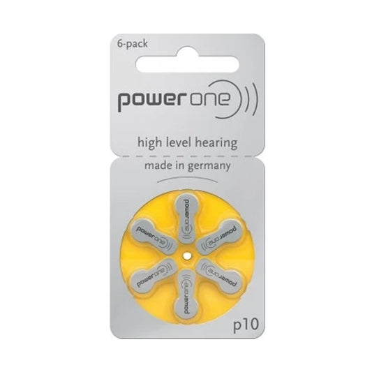 PowerOne P10 Hearing Aid Battery (6 Pcs Pack)