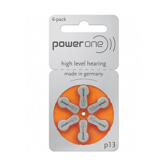 PowerOne P13 Hearing Aid Battery (6 Pcs Pack)