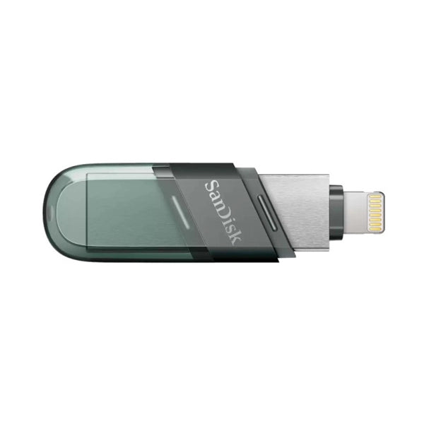 محرك أقراص SanDisk iXpand Flash Drive Flip من النوع A + Lightning بسعة 128 جيجابايت