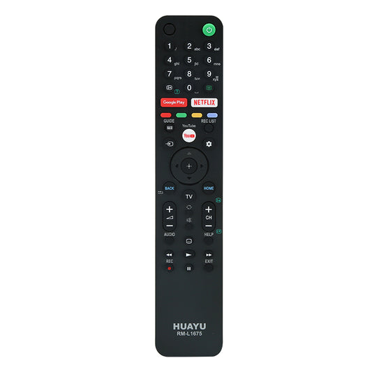 HUAYU RM-L1675 Replacement Smart TV Remote Control for Sony RMF-TX200E RMF-TX310E RMF-TX520E RMF-TX300U RMF-TX500U