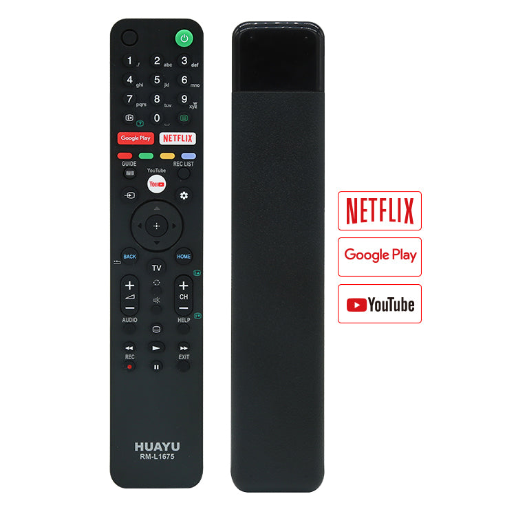 HUAYU RM-L1675 Replacement Smart TV Remote Control for Sony RMF-TX200E RMF-TX310E RMF-TX520E RMF-TX300U RMF-TX500U
