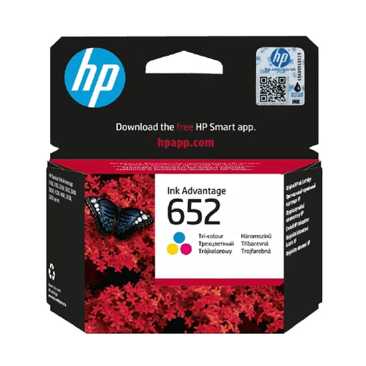 HP 652 Tri-color Original Ink Advantage Cartridge