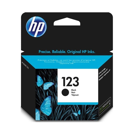 HP 123 Black Original Ink Cartridge | F6V17AE