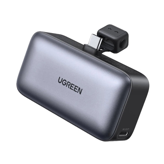 Ugreen 5000mAh Direct Plug Fast Power Bank 20W - Gray
