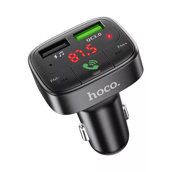 Hoco Car charger “E59 Promise” QC3.0 BT FM transmitter