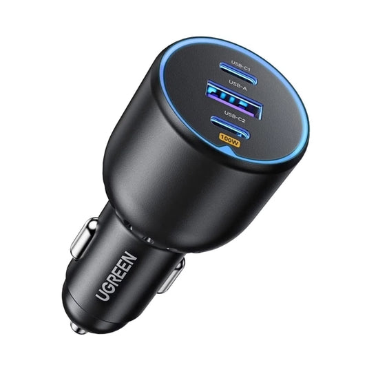 UGREEN 130W Fast Charging USB-C Car Charger  PD 100W 30W Type-C Car Charging Adapter