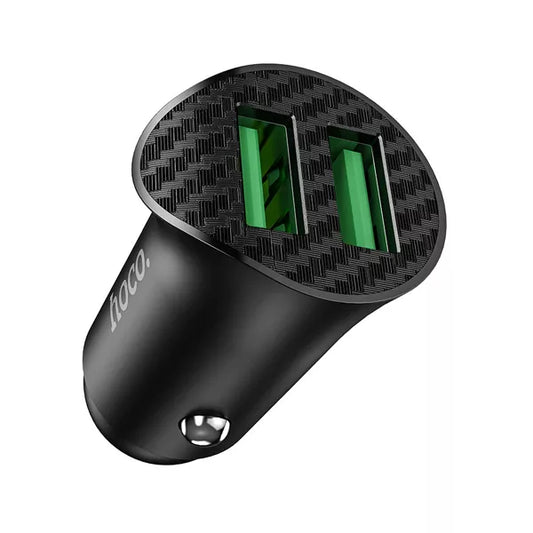 Hoco Car charger  Z39 Farsighted  QC3.0 dual port set with cable