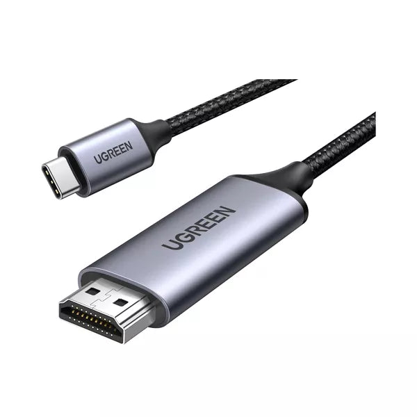 Ugreen 1.5m USB Type C Male to HDMI Male Cable Aluminum Shell Double Nylon Braided  Gold-plated Thunderbolt 3/4K 60Hz Support