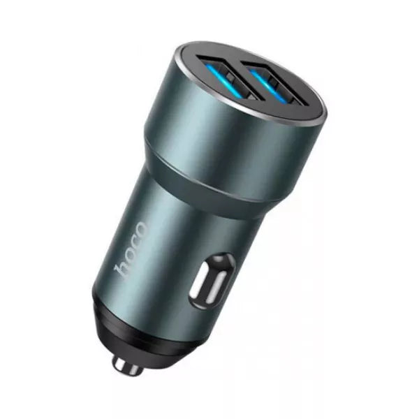 Hoco DZ17 Powerful dual port car charger with lights