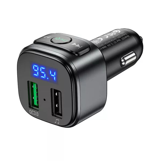 Koco Car charger E67 Fighter QC3.0 with wireless FM transmitter