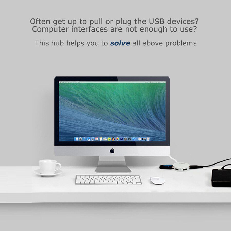 Onten 4-Port USB 2.0 Hub