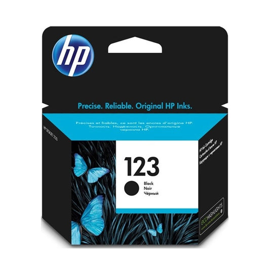 HP 123 Black Original Ink Cartridge | F6V17AE