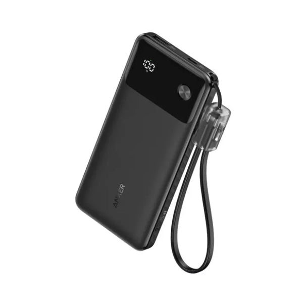 Anker Power Bank Powercore 10000mAh 22.5W Portable Charger with USB C Lanyard Cable A1388