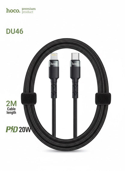HOCO USB-C to Lightning charging and data cable- 2 Meters