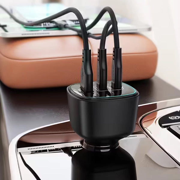 Acefast Fast Charge Car Charger B18 200W (2xUSB-C + 1xUSB-A)