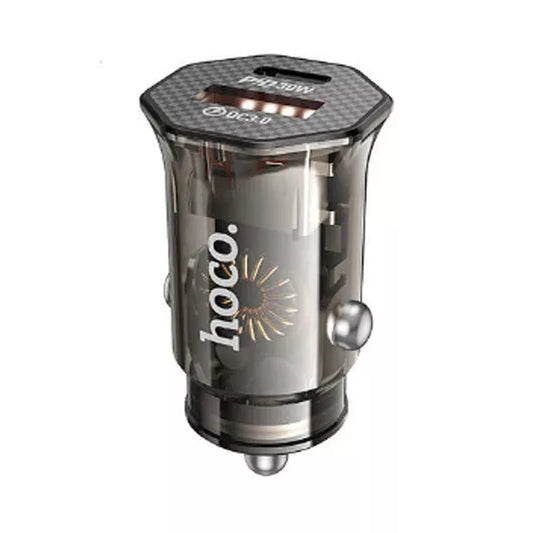 Hoco DZ16 Apex PD30W+QC3.0 dual-port car charger
