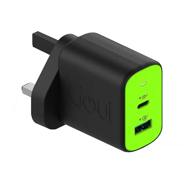 GOUI MINI+D WALL CHARGER 45W QC3.0+PD PLUGS UK & EU &US