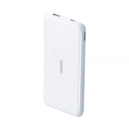 Ugreen 10000mAh Digital Display Power Bank PD20W + 22.5W - White