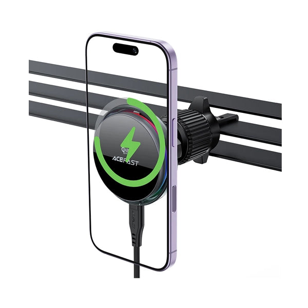 Acefast Fast Qi2 Wireless Charger Magnetic Car Holder D61