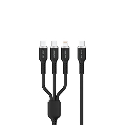 Green Lion 3-in-1 Silicone quick charge Cable