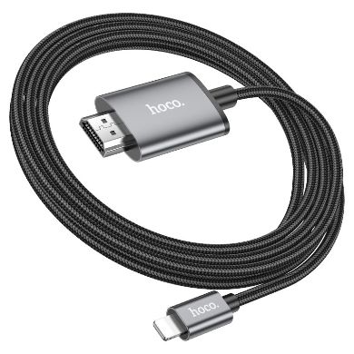 HOCO. LIGHTNING TO HDMI CABLE (L=2M) - GRAY