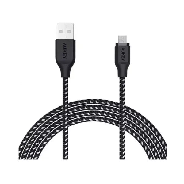AUKEY CB-AM2 Black Nylon Micro USB Cable