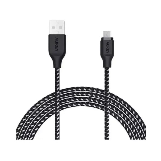 AUKEY CB-AM2 Black Nylon Micro USB Cable