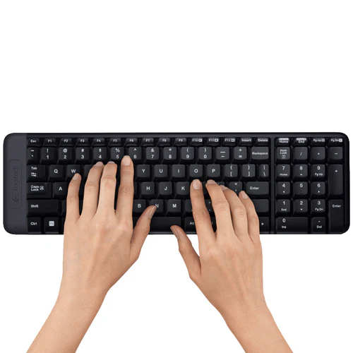 Logitech MK220 Wireless Keyboard & Mouse - English, Black
