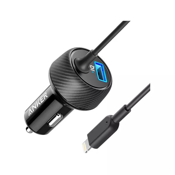 Anker A2214H11 PowerDrive 2 Elite with Lightning Connector Black