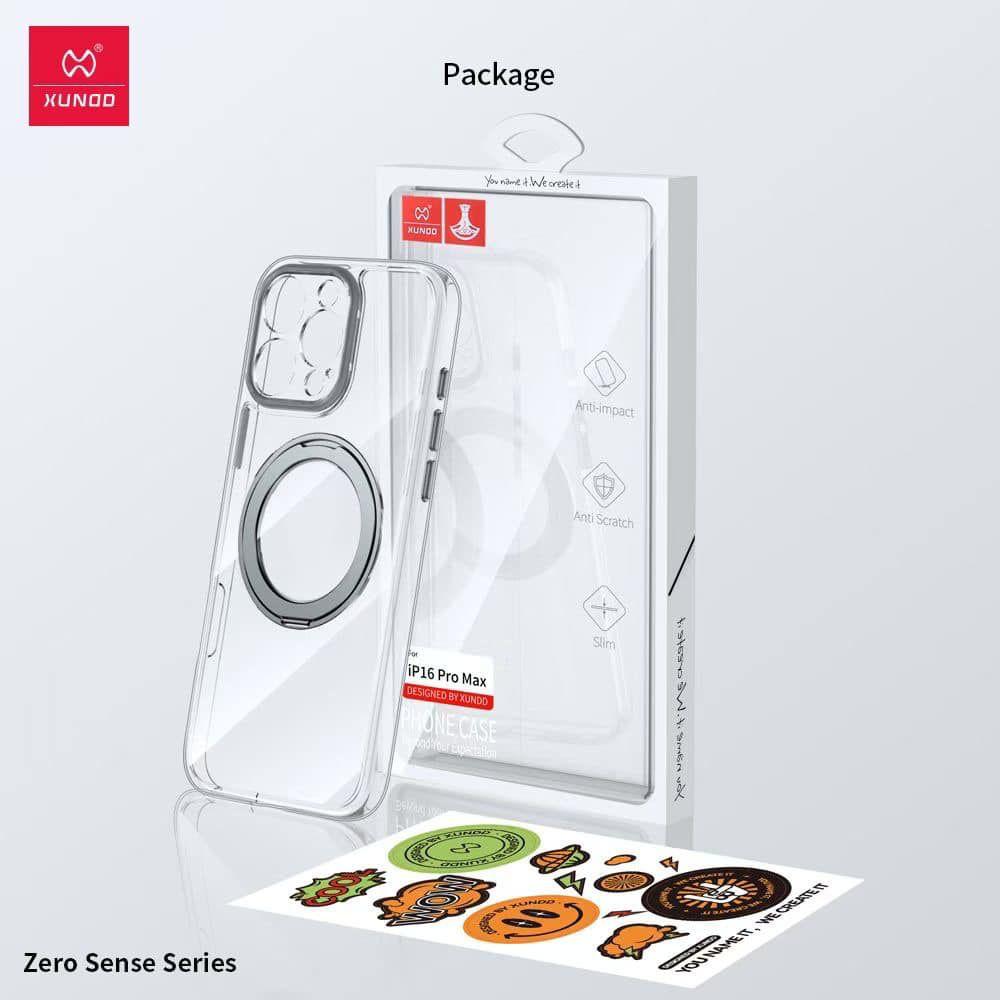 Xundd iPhone 13 Pro Zero Sense Series case with a rotatable magnetic holder