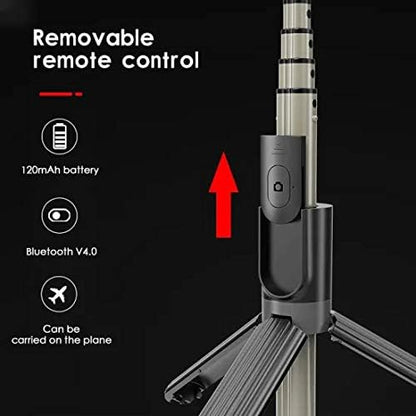 L07 Selfie Stick With Ring Light Tripod Lamp Photo Lighting For Live Streaming Selfie Video for IOS Android Phone