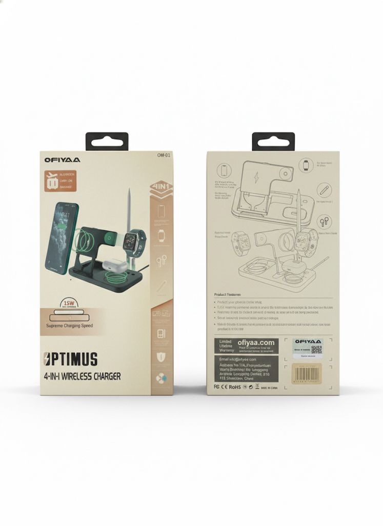 OPTIIMUS 4-IN-1 WIRELESS CHARGER