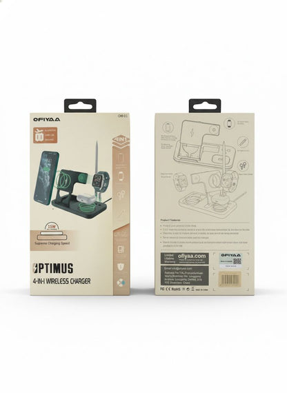 OPTIIMUS 4-IN-1 WIRELESS CHARGER