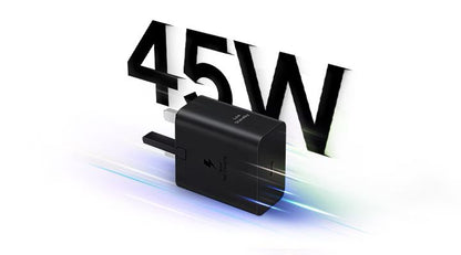 Samsung 45W PD Power Adapter with USB-C to USB-C- Fast Charging